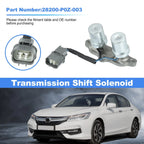 1 Pcs Transmission Shift Solenoid 28200-P0Z-003 for Honda Accord Acura CL (1998–2002)