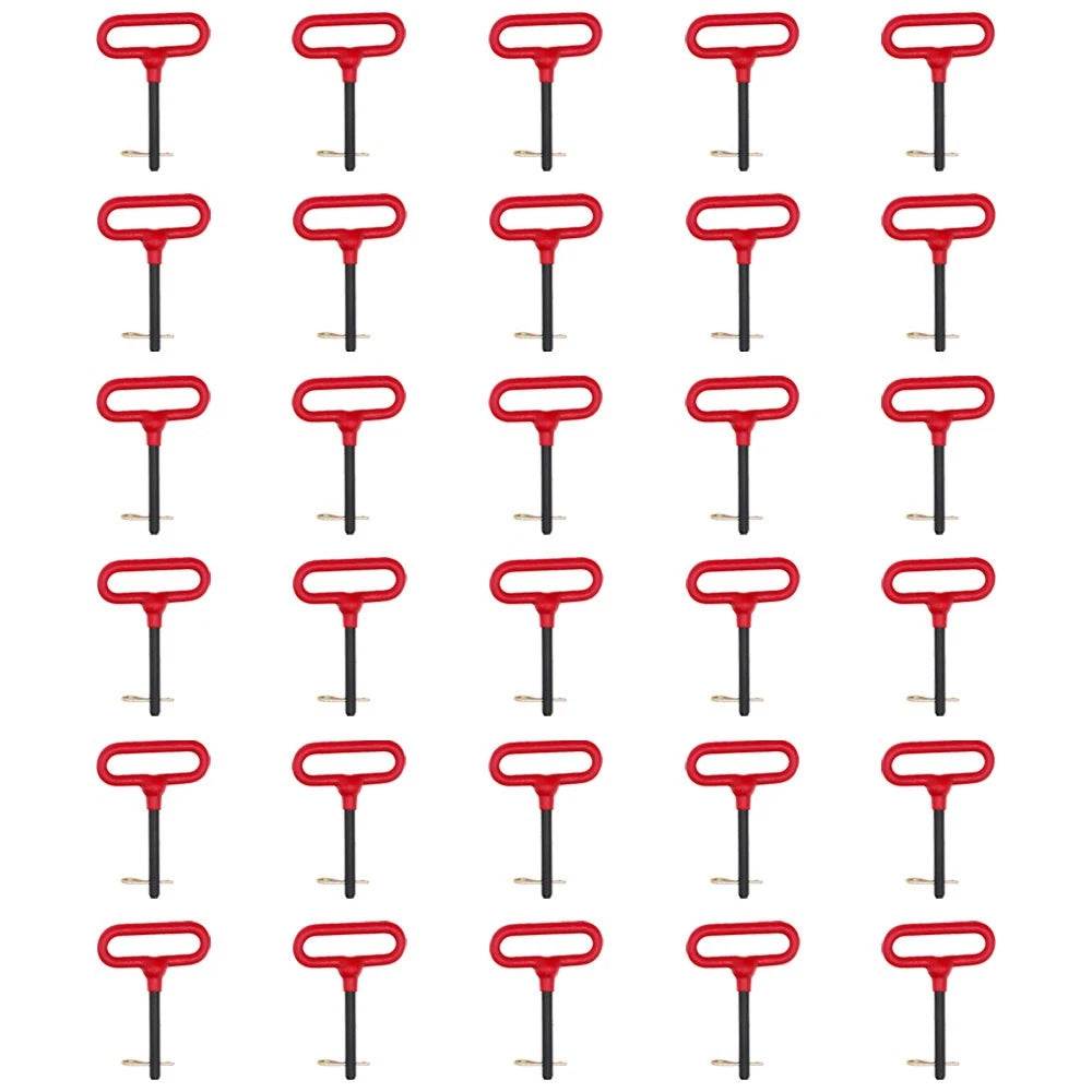 Set of 30 Red Head Hitch Pins 1/2" Dia 6-5/8" Long B504050 P700511