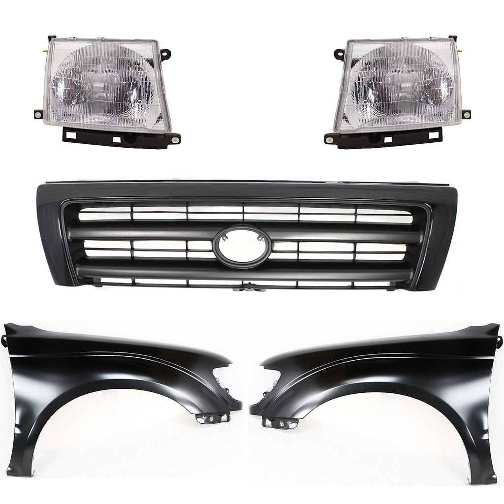 Fender Kit for Toyota Tacoma (1997–2000) Front Driver and Passenger Side Steel