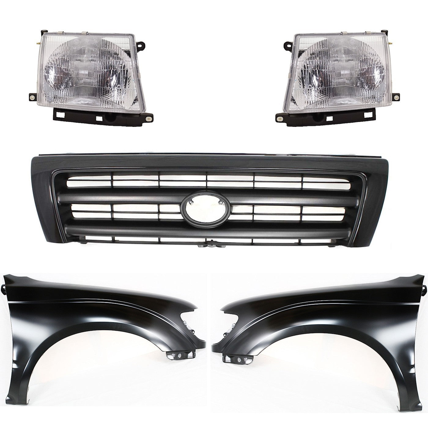 Fender Kit for Toyota Tacoma (1997–2000) Front Driver and Passenger Side Steel