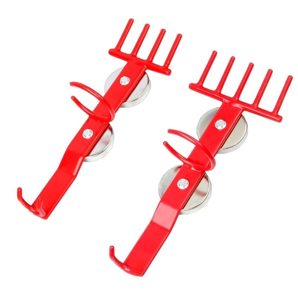 Magnetic Hanger Rack for Air Impact Wrench with Hooks for Tool Storage
