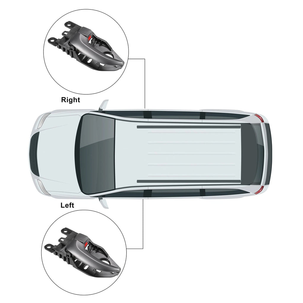 2 Pair Interior Door Handle for Hyundai Elantra (No. 826203X000RY)