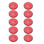 Set of 10 Ceramic Grinding Wheel Flap Discs 4-1/2" x 7/8"