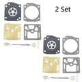 2X Carburetor Gasket Kit for Husqvarna 362 365 371 372 (RB-60 C3M-EL2A)