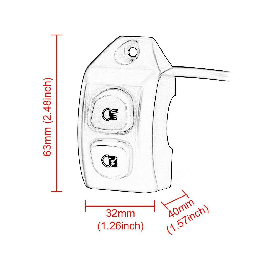 Fog Light Switch Control for BMW R1250GS R1200GS F850GS F750GS (2013–2023)
