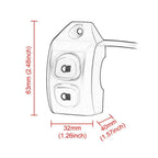 Fog Light Switch Control for BMW R1250GS R1200GS F850GS F750GS (2013–2023)
