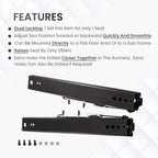 Universal Racing Dual Seat Slider Locking Seat Base Brackets Kit for Universal (2010–2025)