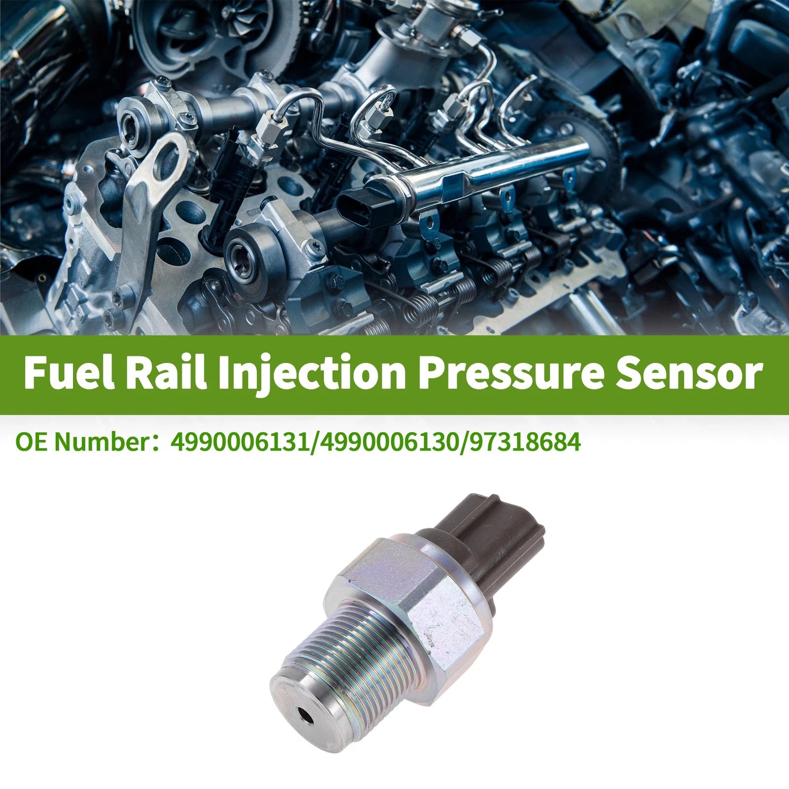 Fuel Injection Pressure Sensor No.4990006131 for Isuzu AI-4HK1X 6HK1 6UZ1 6WF1TC