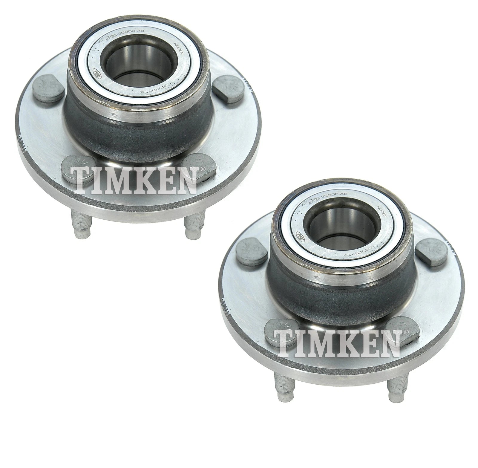 Set of 2 Timken Front Wheel Bearing Hub Kit for Ford Mustang (2005–2009)