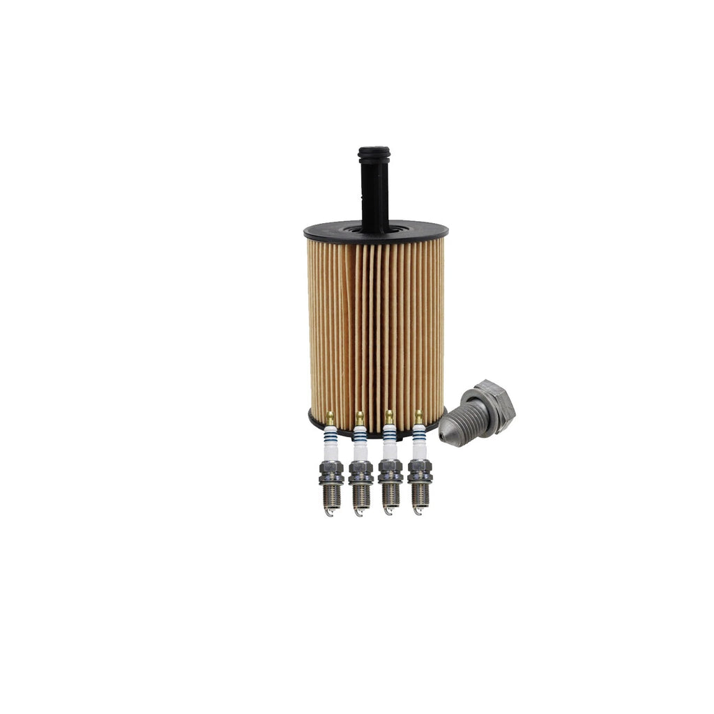 Wix Engine Oil Filter & Denso Iridium Spark Plug Kit for A3 Jetta (2006–2013)