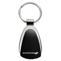 Stripe Logo on Black Teardrop Keychain - Officially Licensed for Dodge