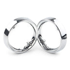 Chrome Visor-Style Turn Signal Bezels for Harley Electra Glide, Road King (1986–2016)