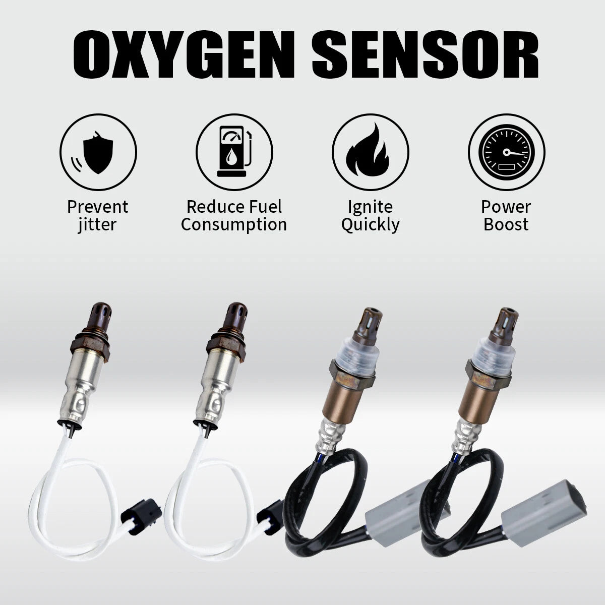 4X O2 Oxygen Sensor for Nissan 350Z Infiniti G35 (2007) 234-9072, 234-4380