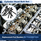 Set of 10 Engine Cylinder Head Bolt for Honda Accord (2003–2007) CR-V (2002–2009) 2.4L L4