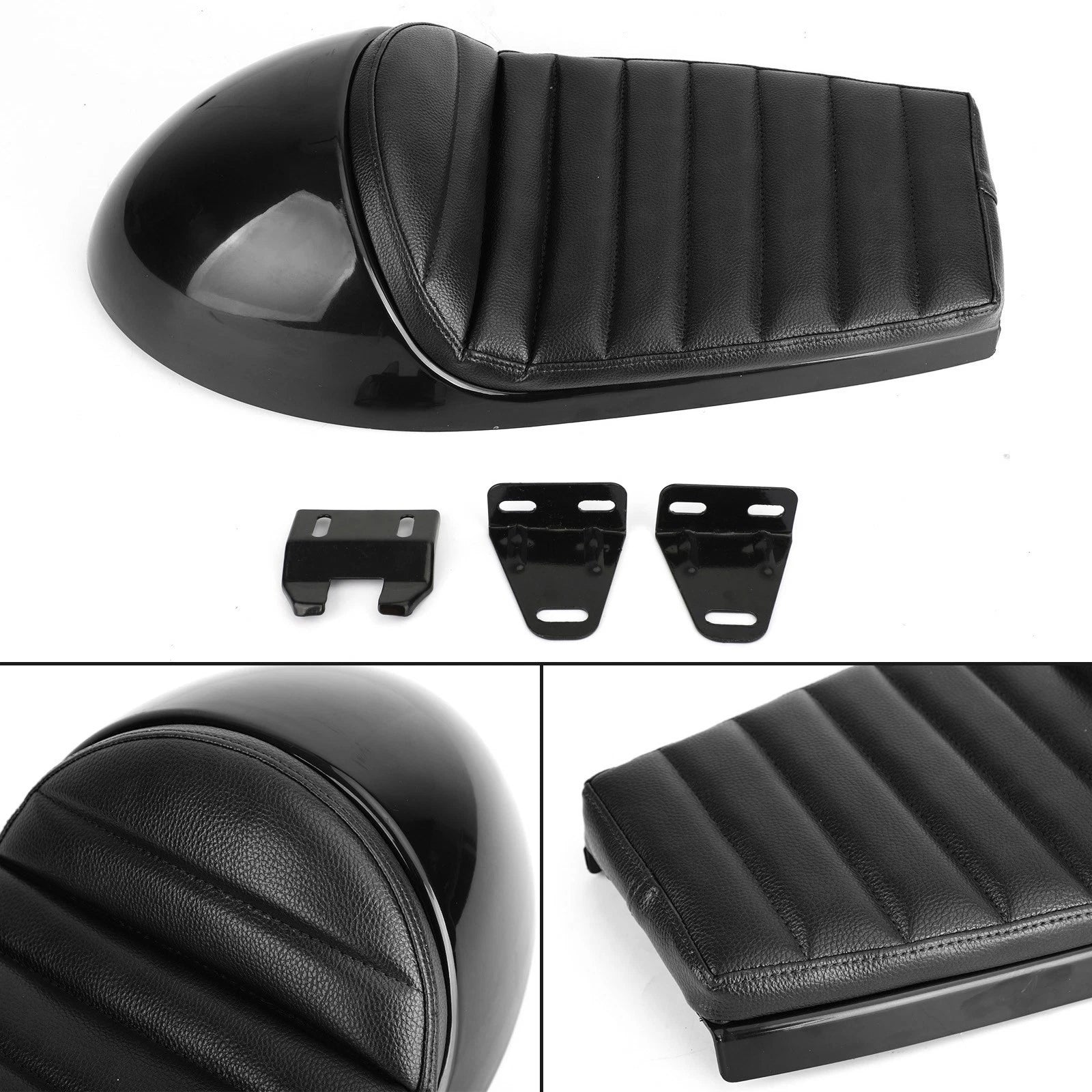 Cafe Racer Seat for Universal Custom Street Scrambler (Vintage Black)