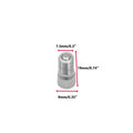 Set of 4 Chrome Valve Stem Extenders for Wheel Accessories