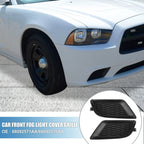 2 x Front Fog Light Grille Covers for Dodge Charger (2011-2014)
