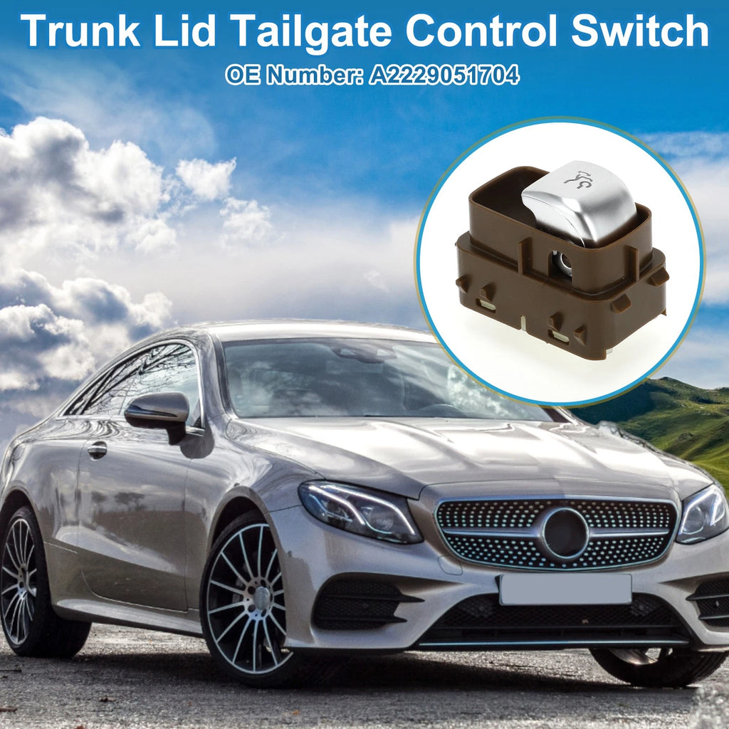 Trunk Release Switch No.A2229051704 for Mercedes-Benz E300 (2017–2019) Brown
