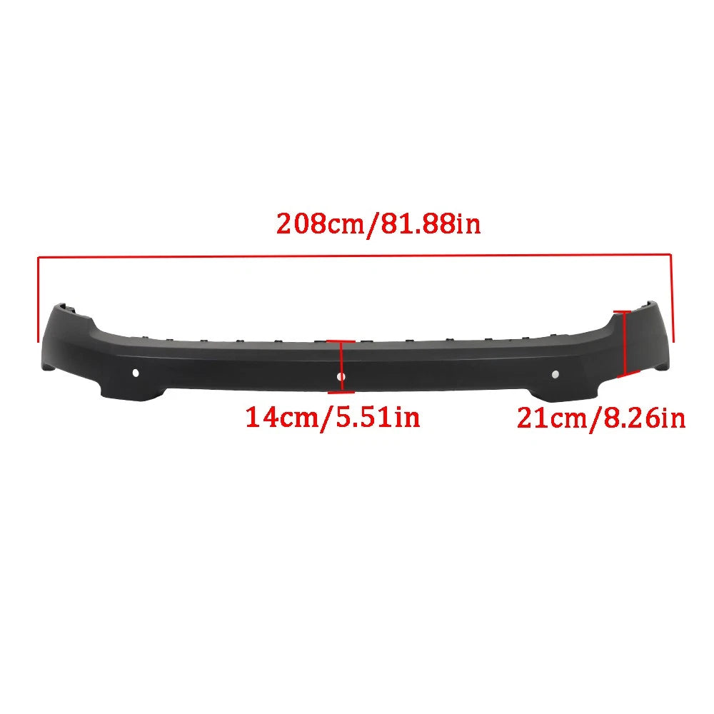 Front Upper Bumper Cover for Ford Expedition (2015-2017) with Sensor Hole