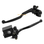 Set of 2 22mm Motorcycle 7/8" Brake Clutch Lever Master Cylinder