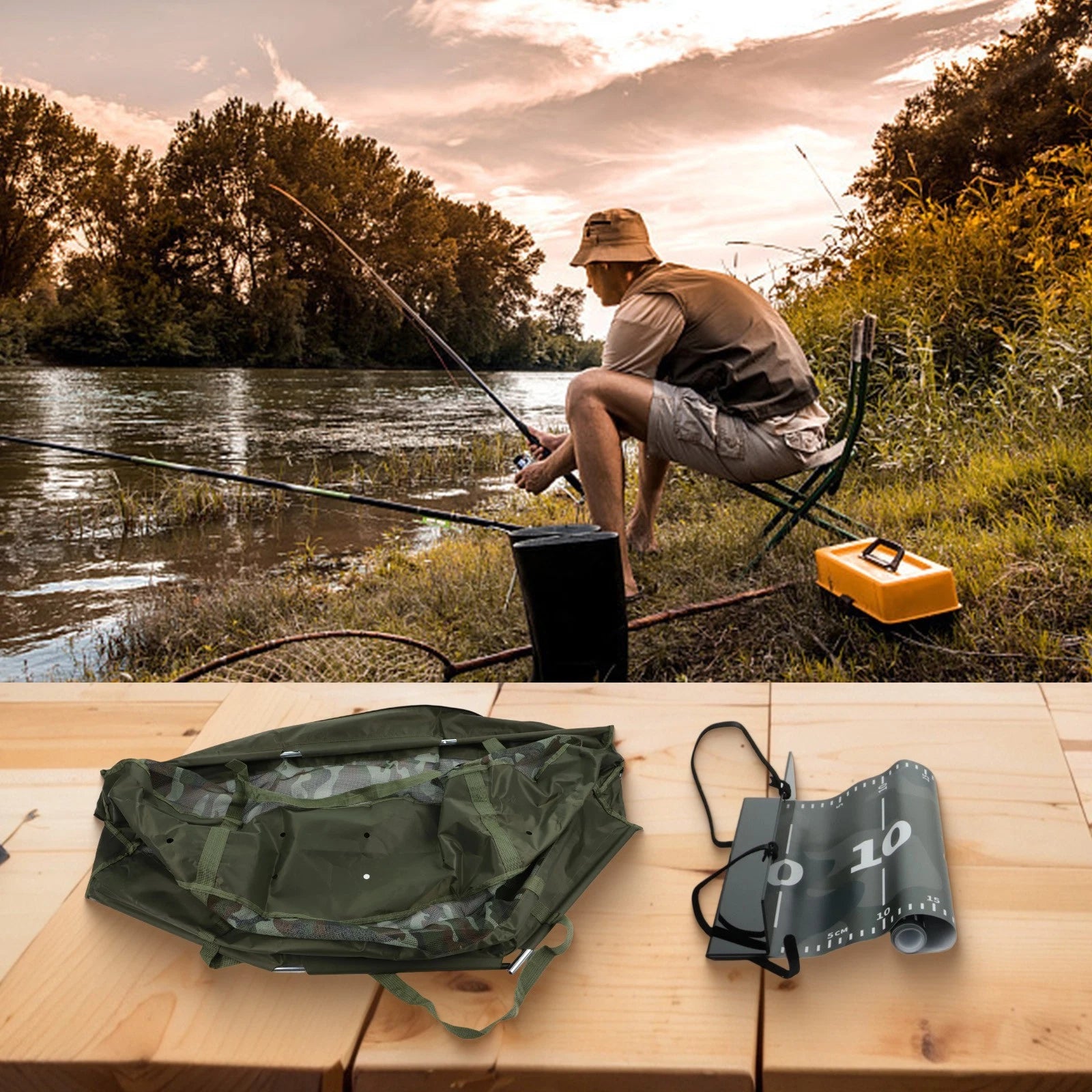 Fishing Measure Ruler for Boat (Foldable, Outdoor Use)