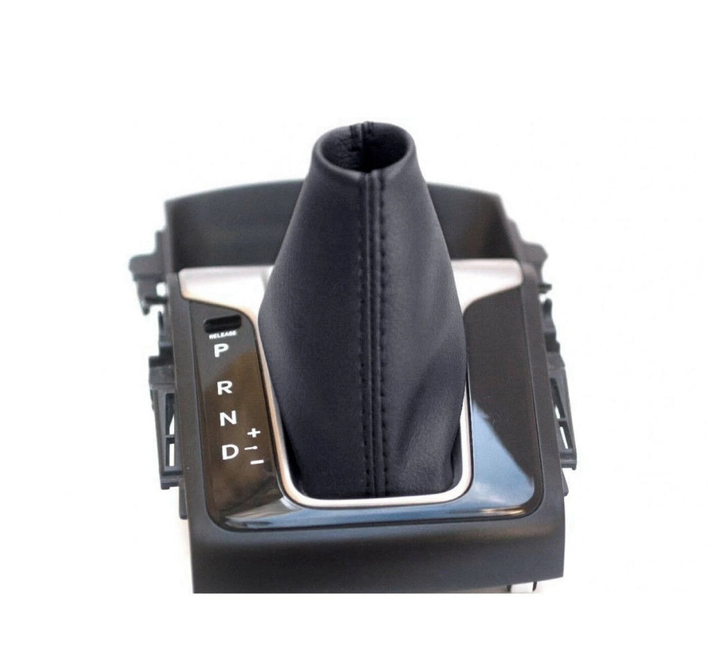 Shift Boot Cover for Hyundai Elantra (2013–2015) Black Vinyl Leather