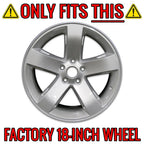Wheel Hub Caps Full Covers Replacement for Dodge Challenger (2009–2014)
