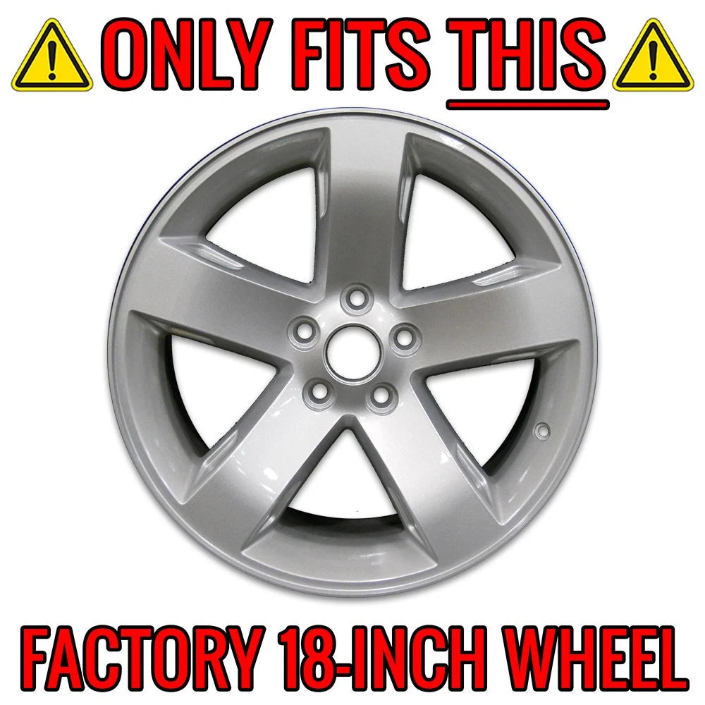 Wheel Hub Caps Full Covers Replacement for Dodge Challenger (2009–2014)