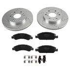 Front Brake Rotors and Pads Kit for Chevrolet Silverado 1500 (2005–2018)