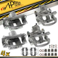 4x Front & Rear Brake Calipers w/ Bracket for Toyota Highlander (2004-2007)