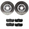 Set of 2 Front 400mm Rotors & Hella Low-Met Brake Pads for F87 M2 (2016–2021)