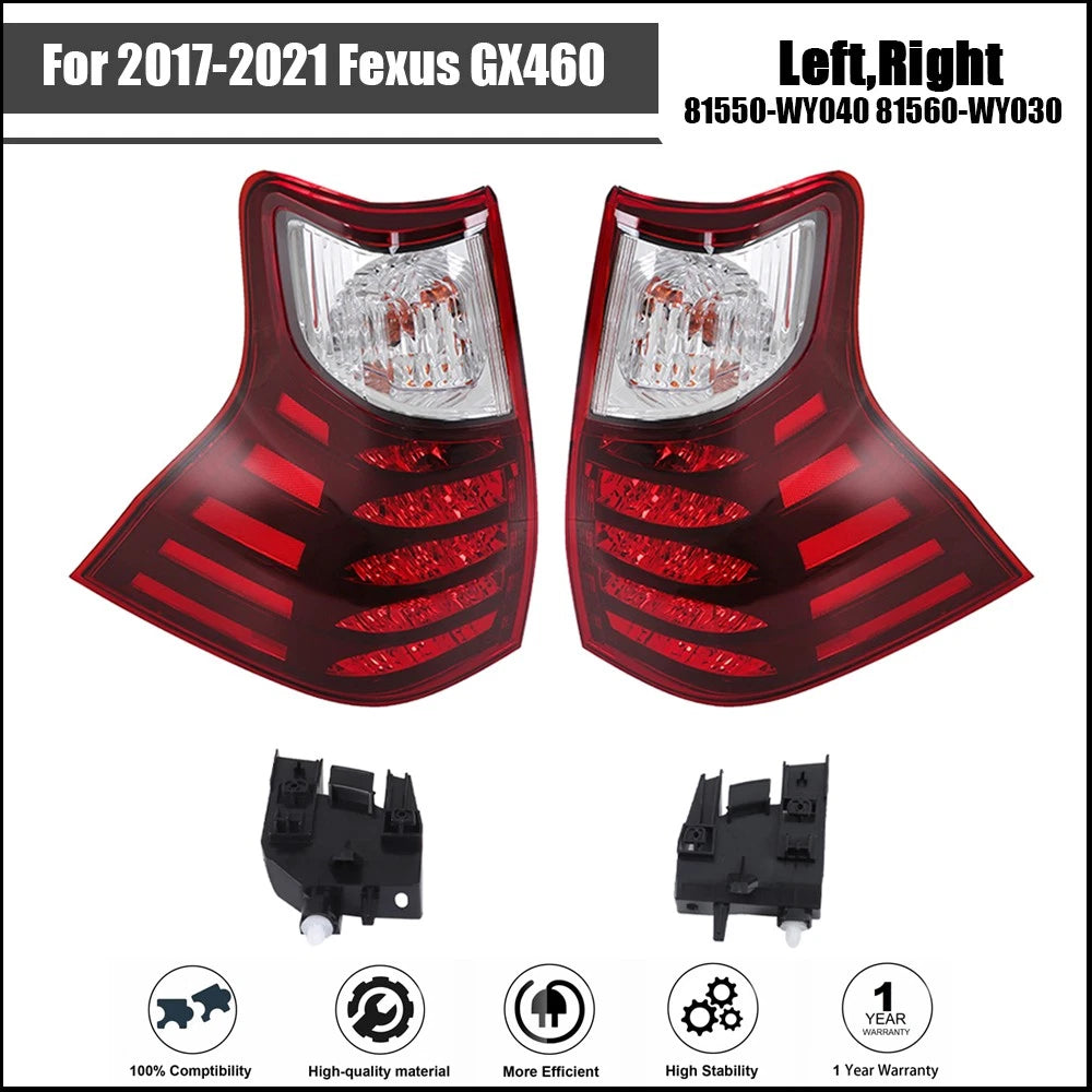 Set of 2 Taillights for Lexus GX460 (2017–2021)