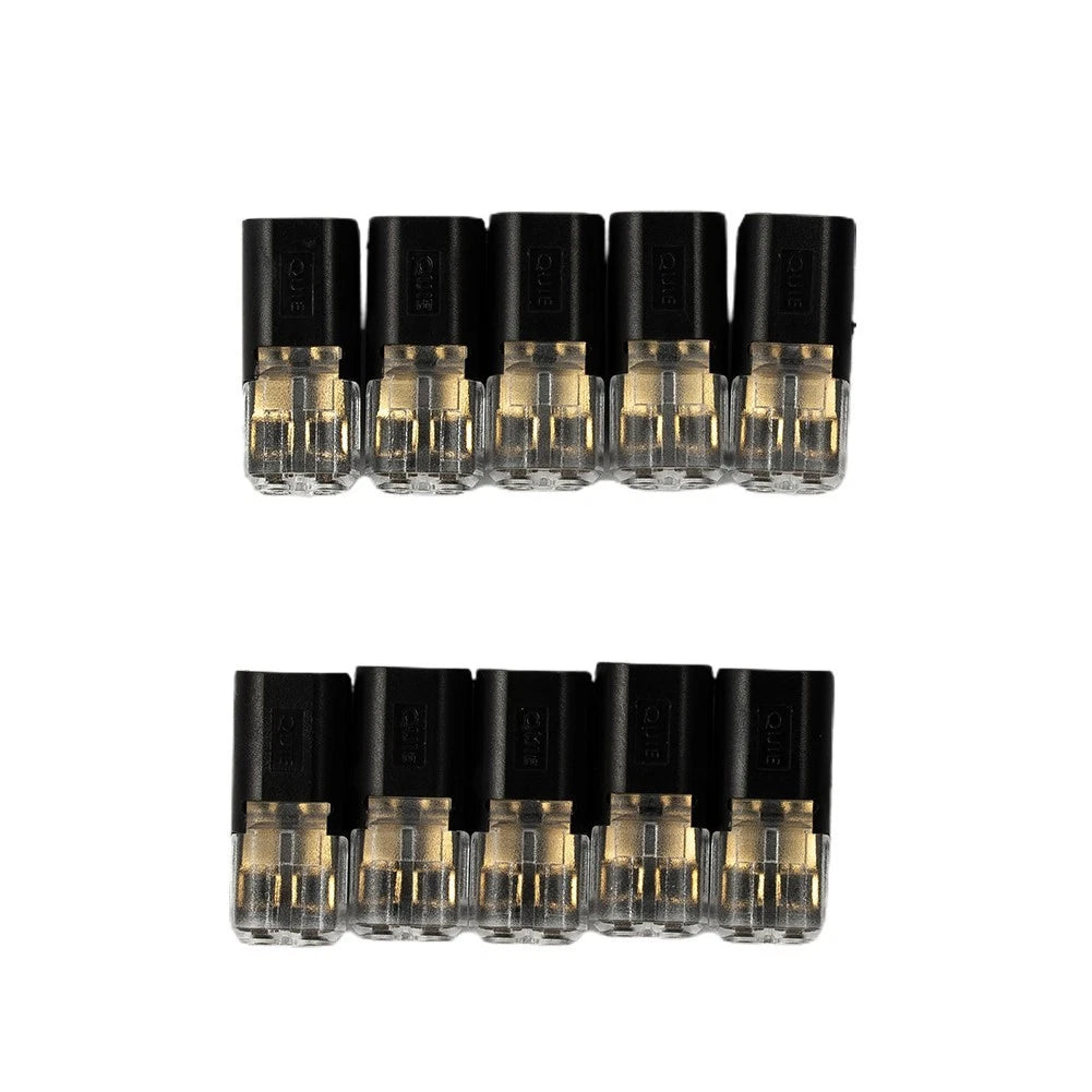 10X 2 Pin Waterproof Connector Clamps for Car