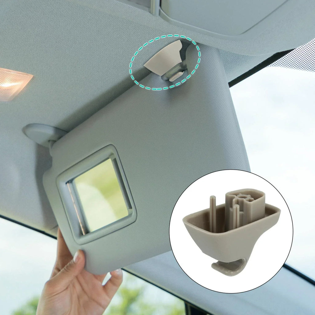 Gray Car Plastic Sun Visor Hook Clip for Dodge