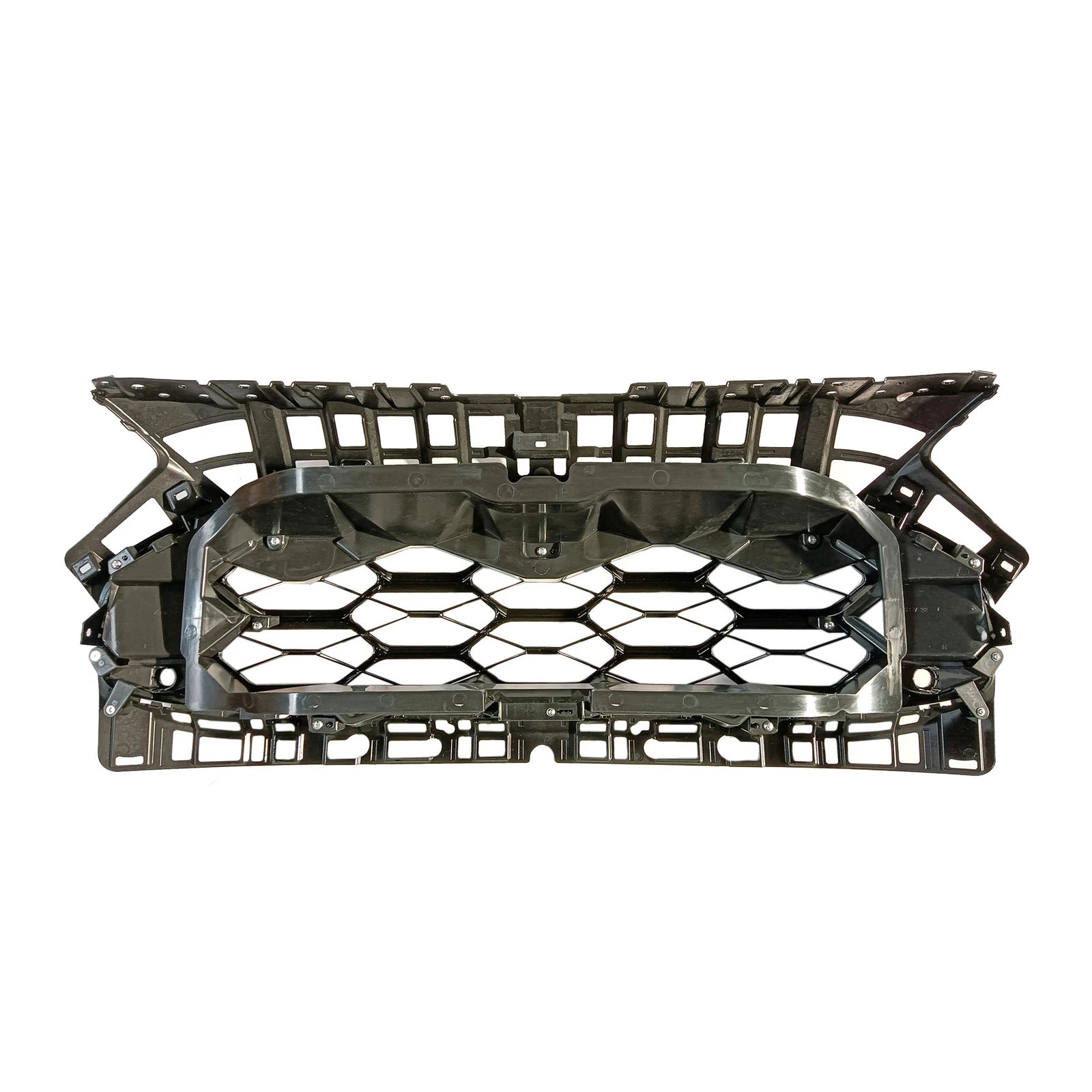 Front Bumper Upper Glossy Black Honeycomb Grill for Honda HR-V (2023)