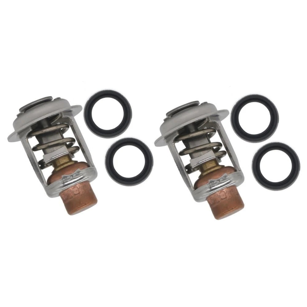 2X Thermostat 143F for Johnson Evinrude 5-235 HP (Compatible) 5005440 8330720 777260