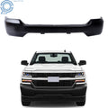 Front Bumper Face Bar for Chevrolet Silverado 1500 (2016–2018) Black