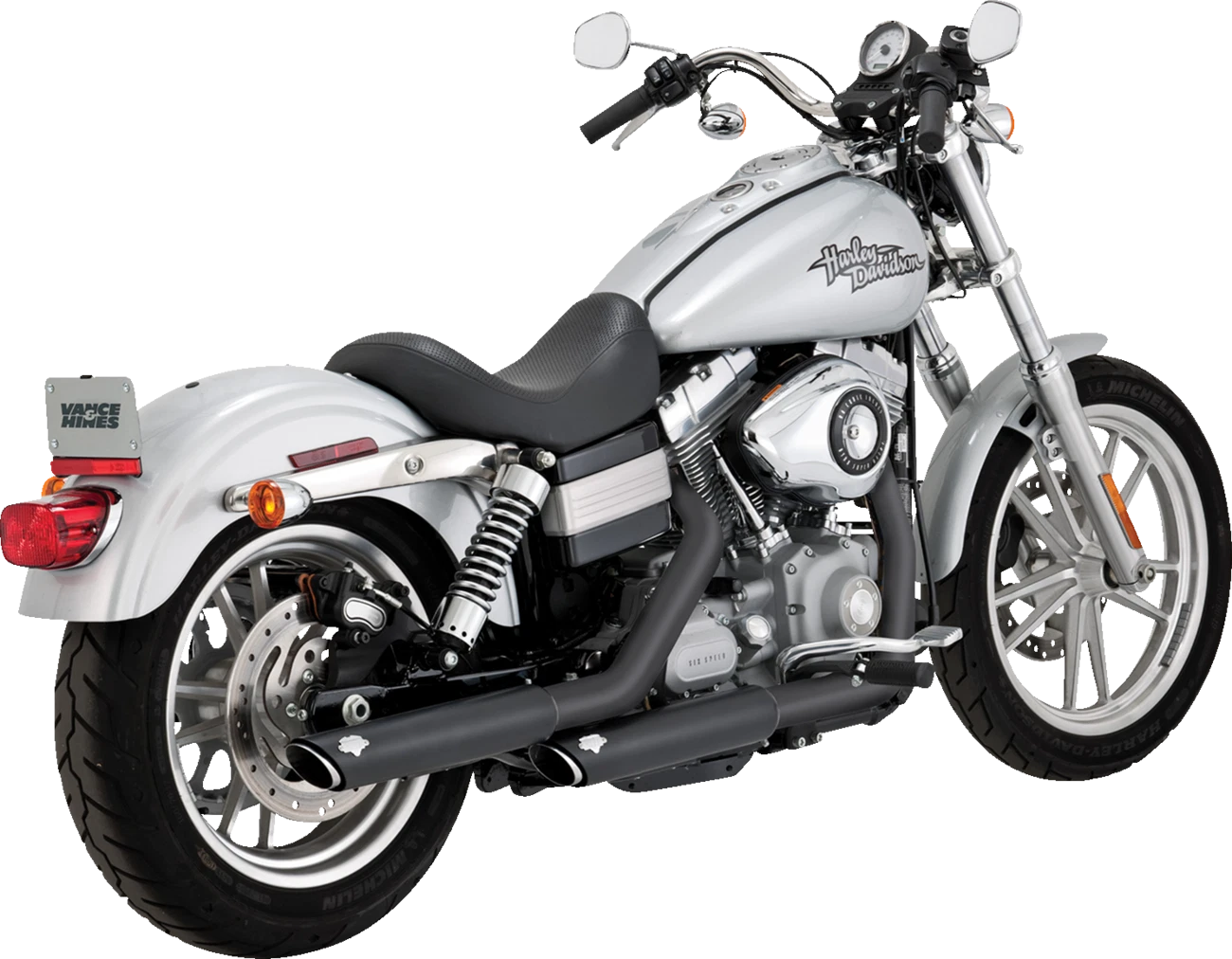 Vance & Hines 3" Twin Slash Slip-On Muffler for Harley Davidson (2000–2023)