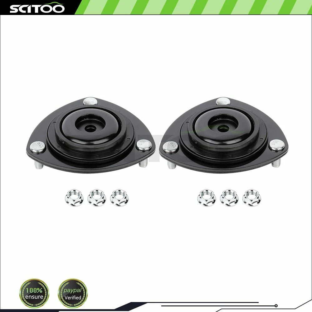 Set of 2 Front Shock and Strut Mounts for Honda Civic CR-V Element Acura EL RSX (2001–2011)