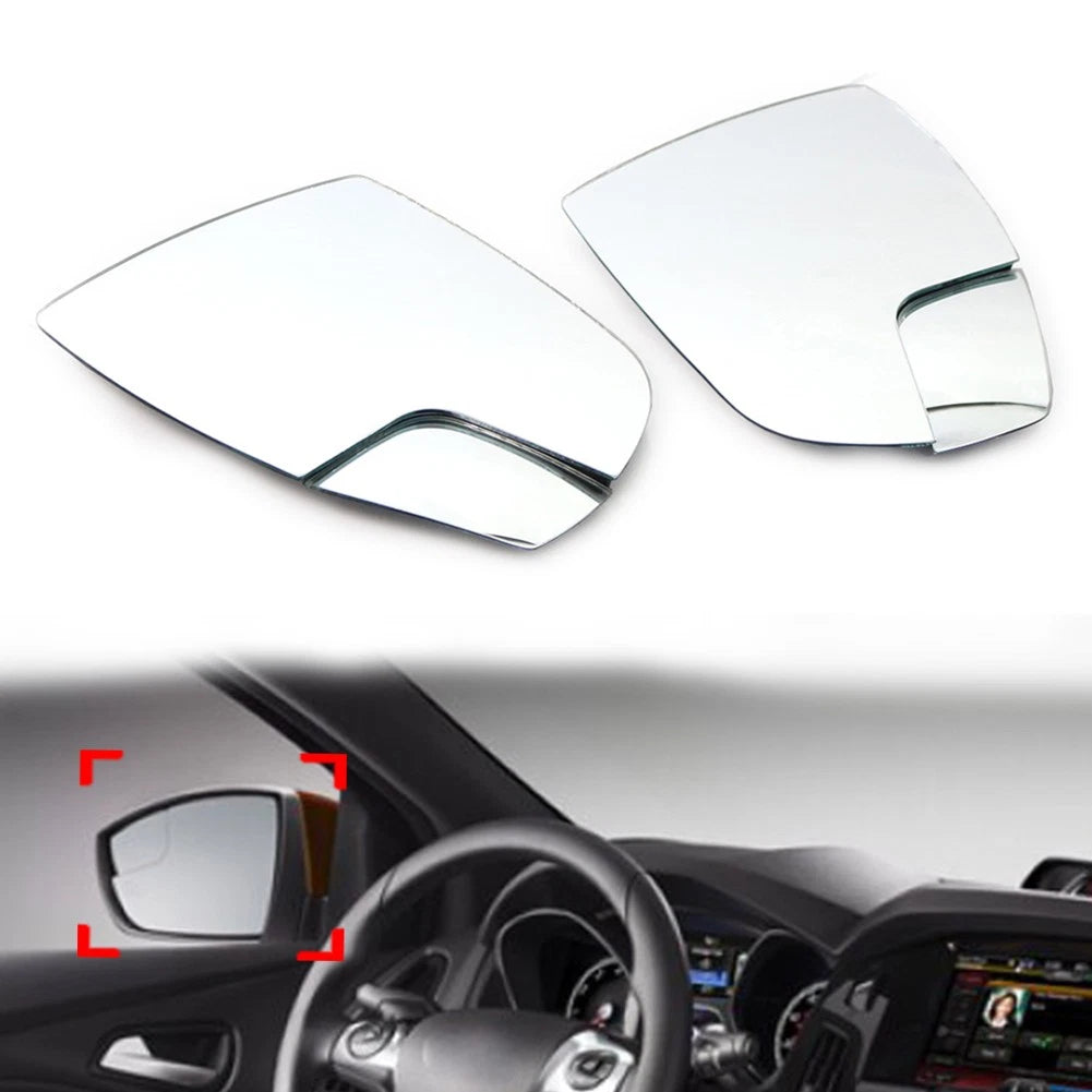 Pair Blind Spot Lane Change Assist Mirrors for Ford Focus (2012–2018)