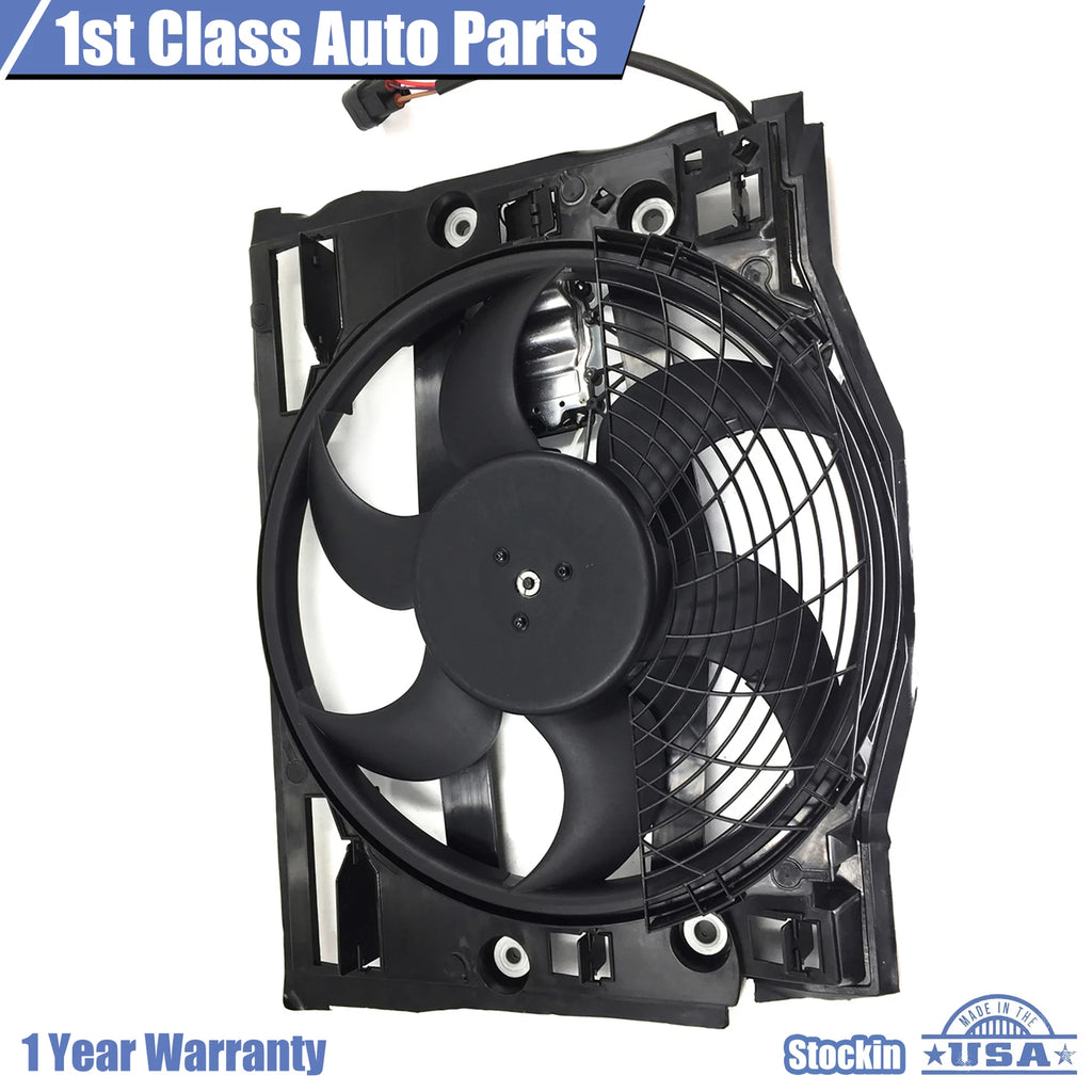 AC Condenser Cooling Fan for BMW 320i 323i 325i 328i 330i (1999–2006) 64546988913