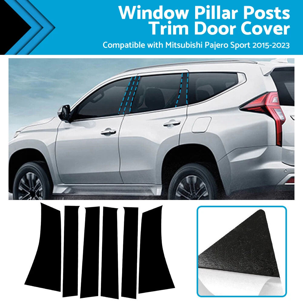 Window Pillar Posts Trim for Mitsubishi Pajero Sport (2015–2023)