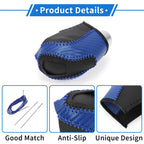 Gear Shift Knob Cover for Volkswagen Taos (2022–2023) Blue Carbon Fiber