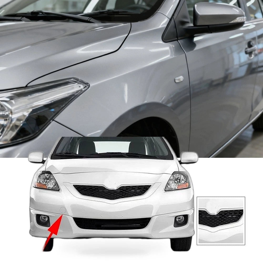 Front Bumper Tow Hook Cover for Toyota Yaris Sedan (2008–2010) 52127-52912
