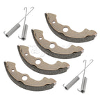 Front Brake Shoes & Springs for Honda Rancher 350 TRX350TM TE FE FM (2000–2006)