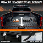 Retractable Tonneau Cover for Chevrolet Silverado GMC Sierra 1500 (2014–2026)