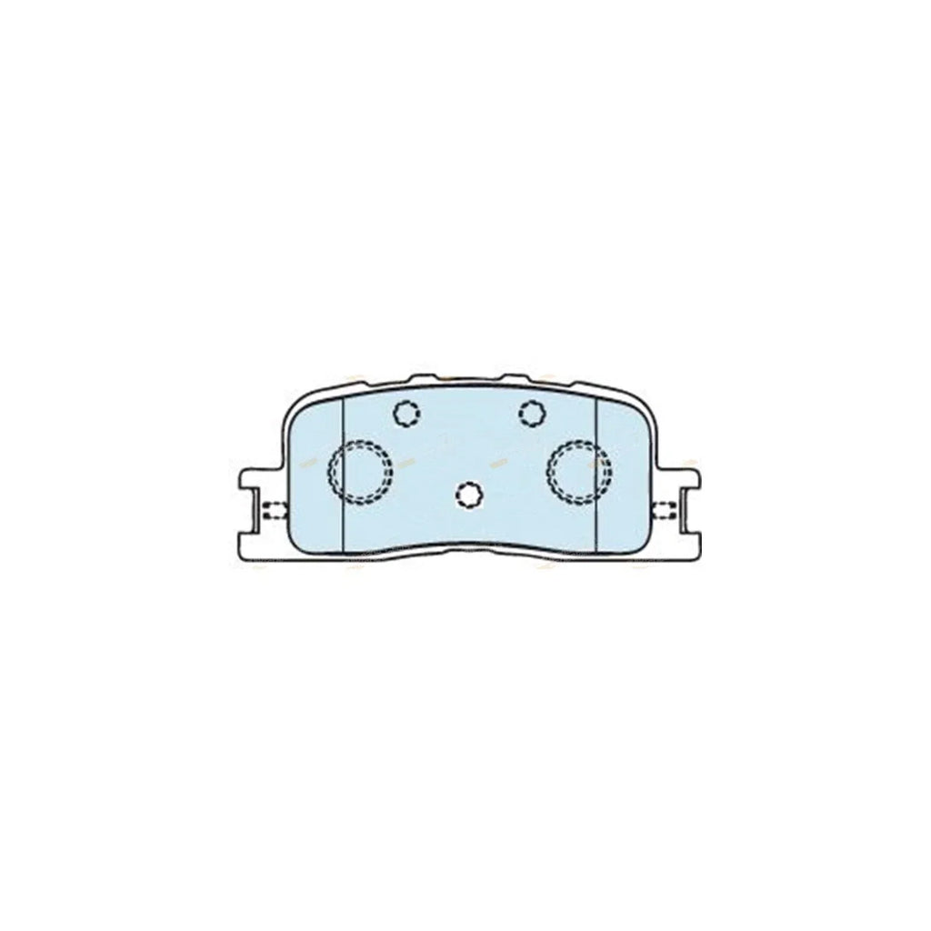 Rear Disc Brake Pad Set 4X4 for Toyota Kluger MCU28R (2003���2003)