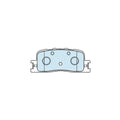 Rear Disc Brake Pad Set 4X4 for Toyota Kluger MCU28R (2003���2003)