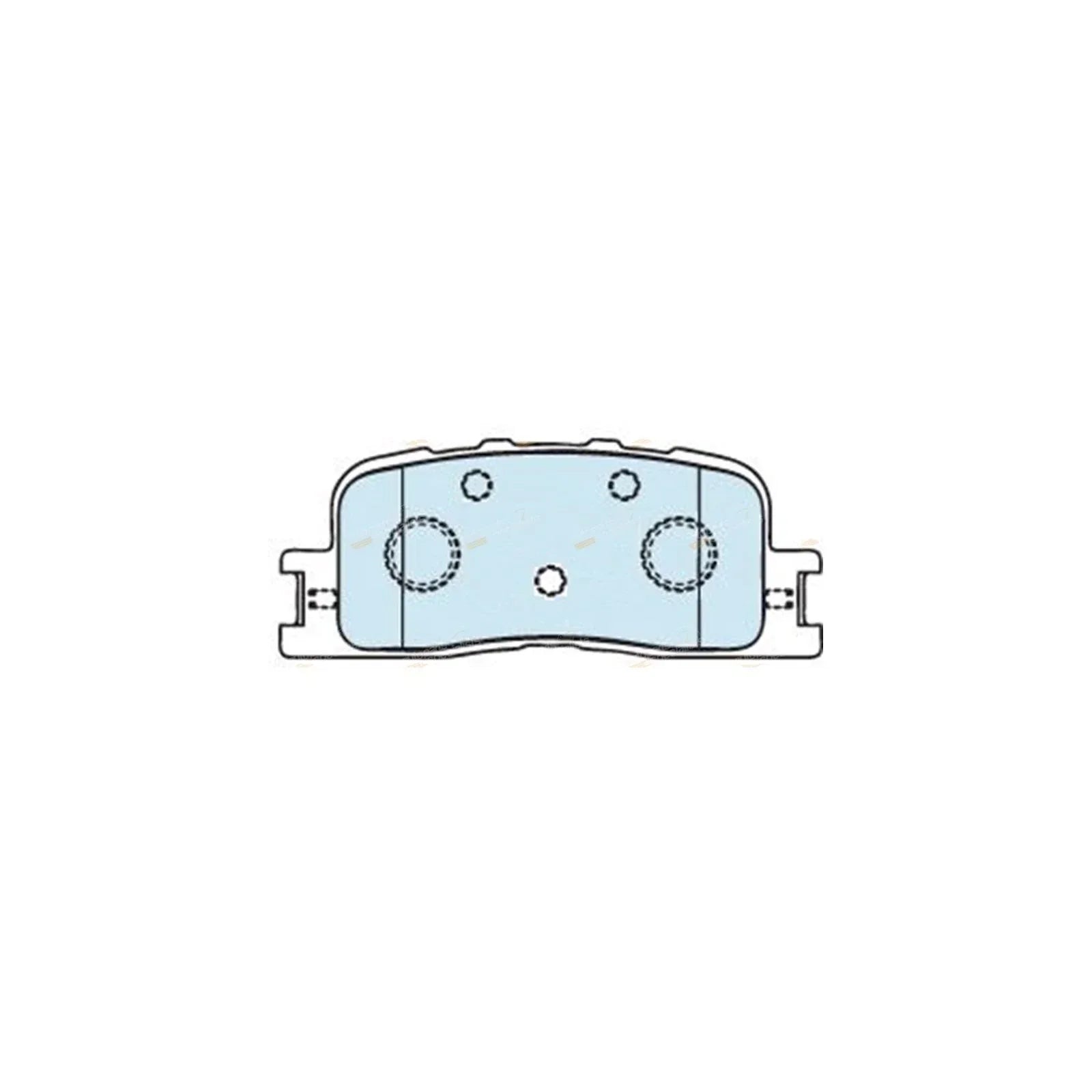 Rear Disc Brake Pad Set 4X4 for Toyota Kluger MCU28R (2003���2003)
