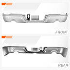 Rear Bumper for Dodge Ram 1500 (2009–2024) w/Dual Exhaust Cutouts, Sensor Holes